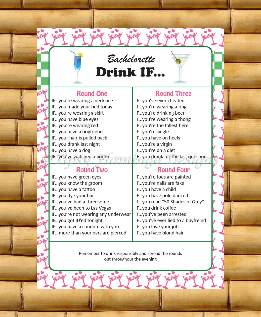 bachelorette game game drink if party game bachelorette