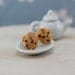 Chocolate Chips Cookies - Studs / Post Earrings
