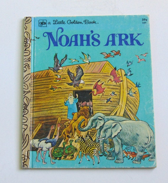 Noah's Ark Vintage Little Golden Book by Barbara by TheVintageRead