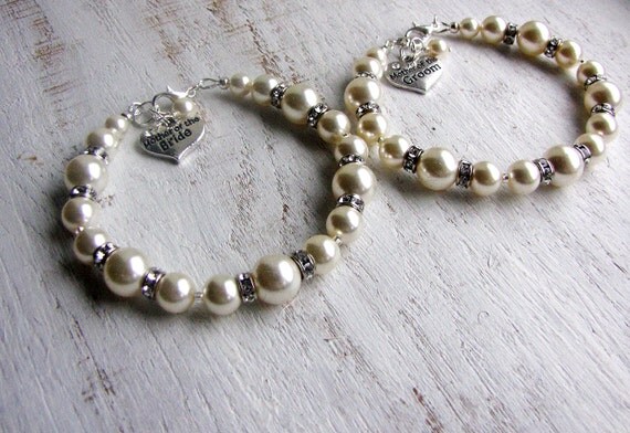 Wedding Gifts for Parents for Mothers Set of 2 Bracelets for Mother-of ...