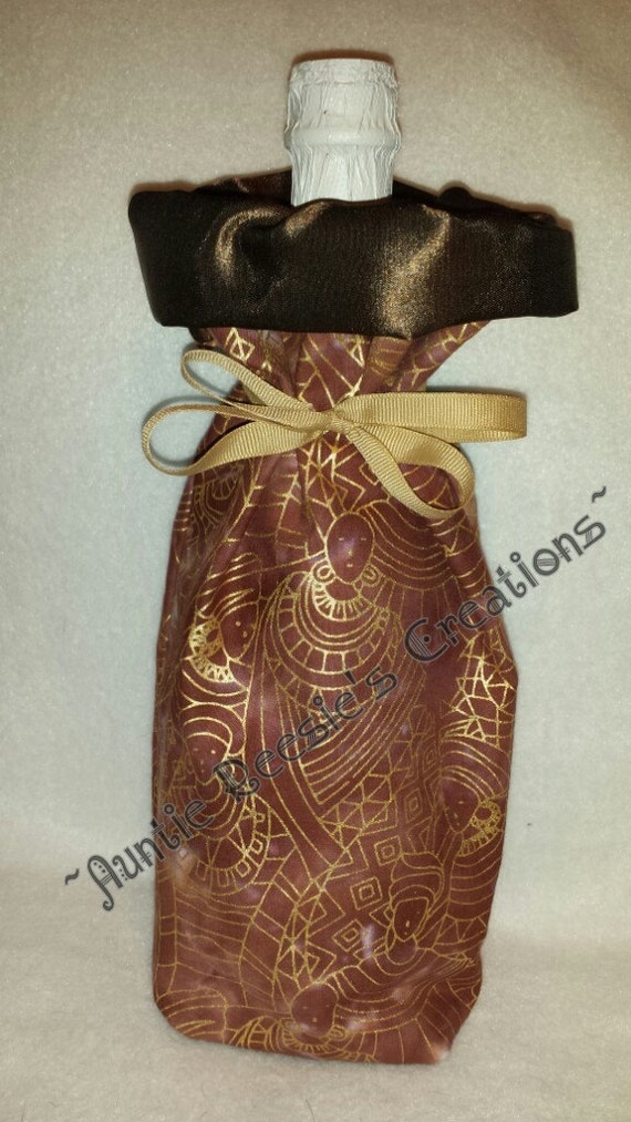 gold wine purse