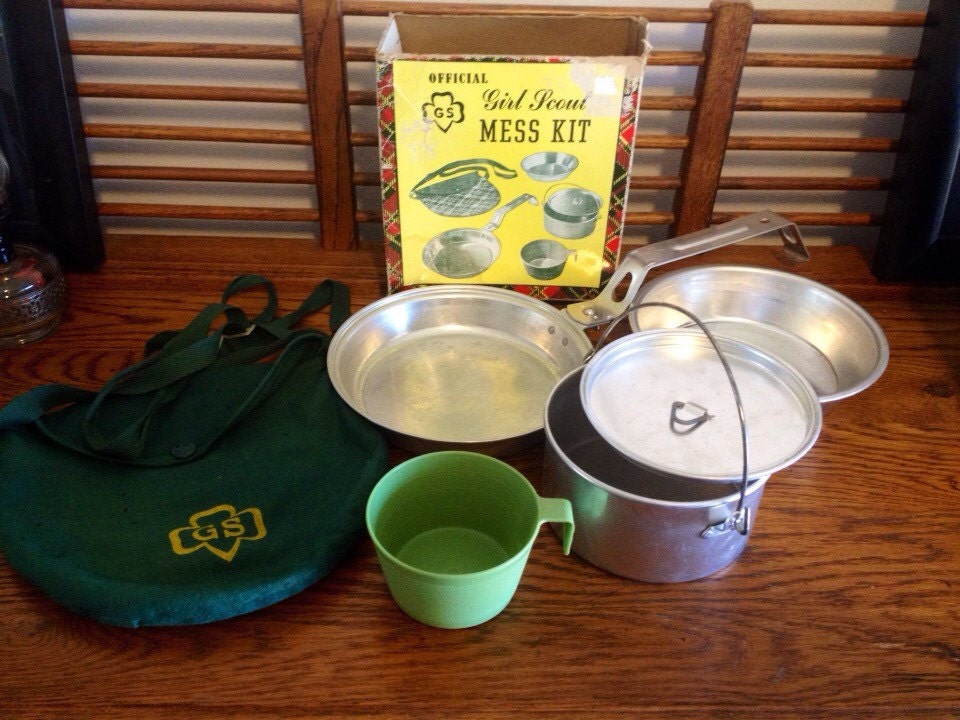 Vintage Girl Scouts Mess Kit