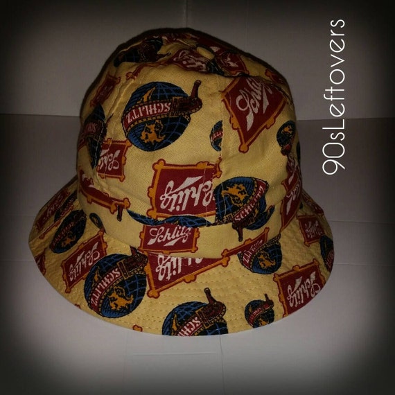 Schlitz Beer Bucket Hat by 90sLeftovers on Etsy
