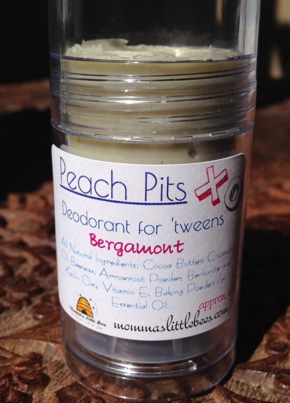 Tween Deodorant All Natural Solid Deodorant by Mommaslittlebees