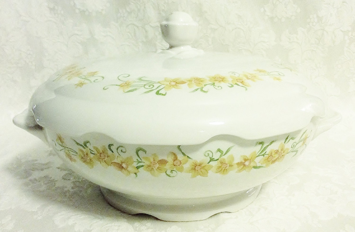 1970's Vintage Nikko Ironstone Jonquil Discontinued