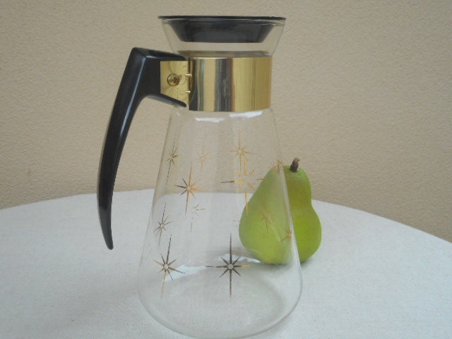 Corning Coffee Pot Funky Retro Starburst Design Haute Juice