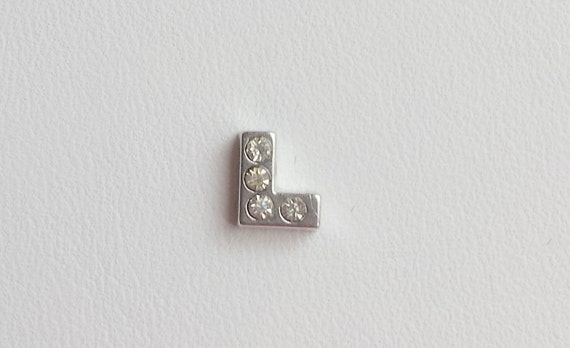 Alphabet Letter L Floating Charm for Floating Charm Locket