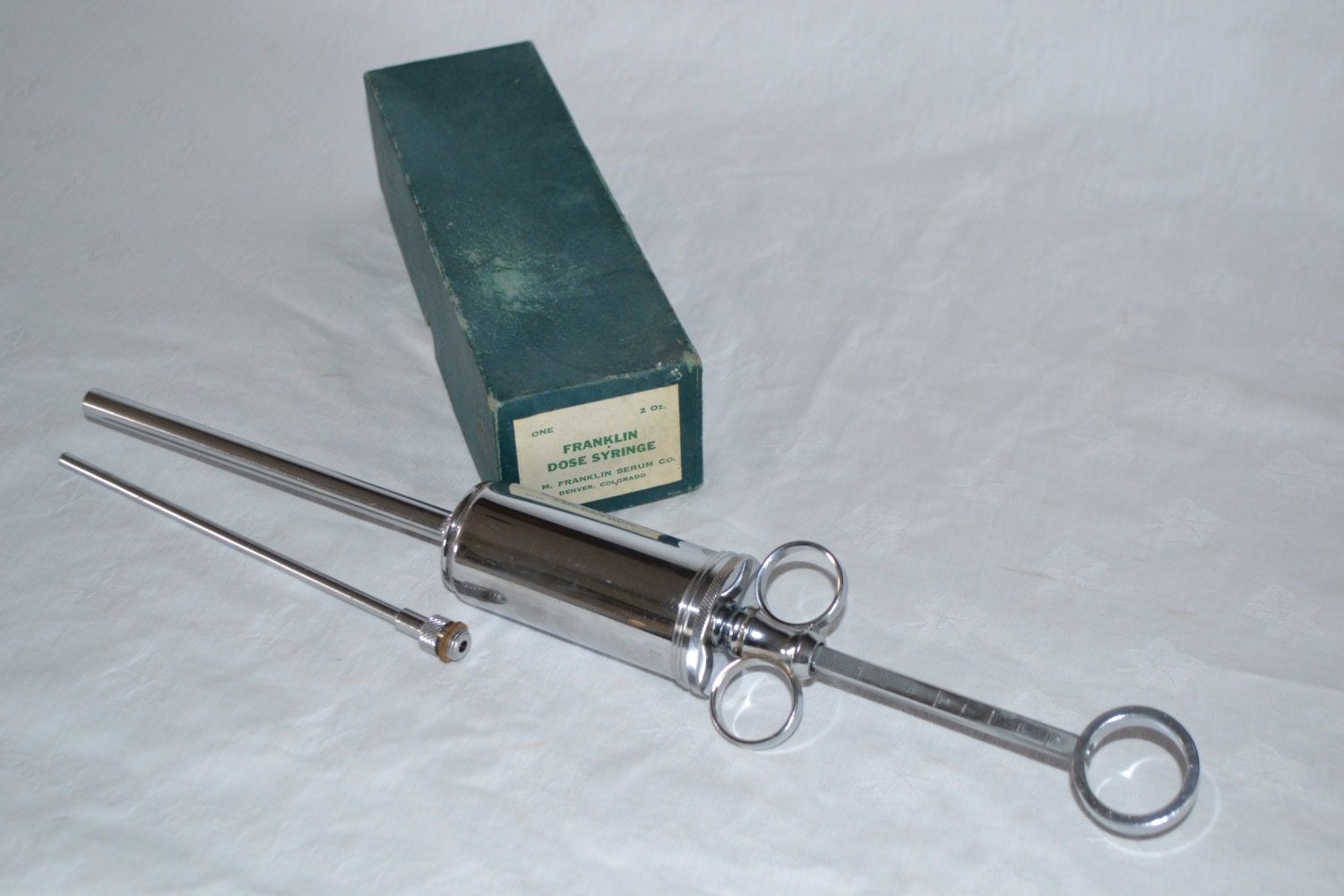 Franklin Dose Syringe / Equine Livestock Horse 2oz by MakeUSOffer