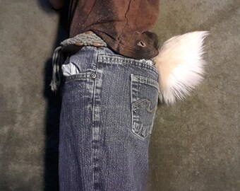 Fluffy deer tail