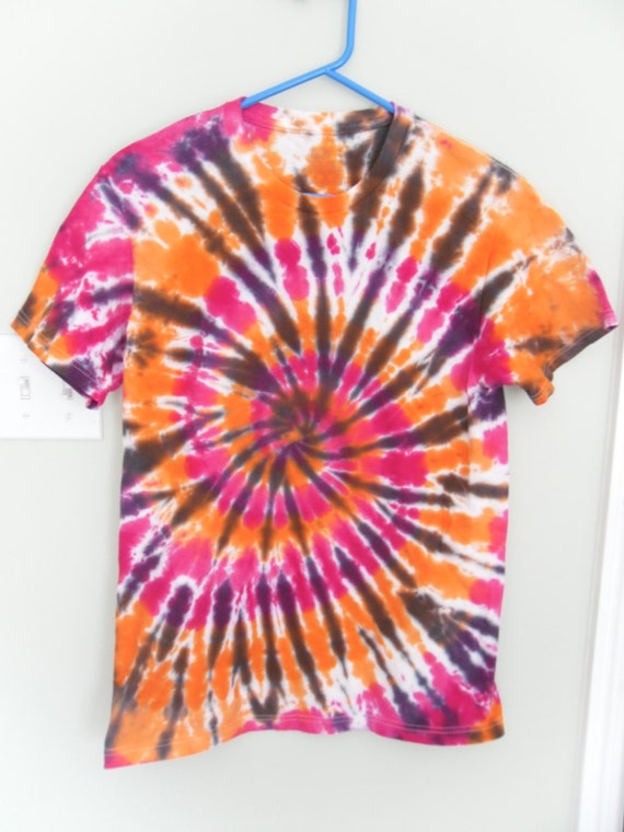 Stained Glass Tie Dye Swirl with Stripes by LazyRags on Etsy