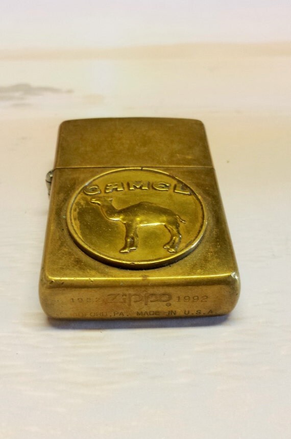 Vintage Zippo Camel Lighter by ChrisTheSilversmith on Etsy