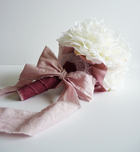 Wedding Bouquet Holder Fresh or Silk by PrairieBloomsStudio