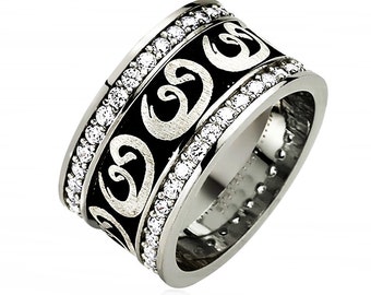 Silver wedding ring islam