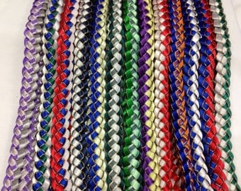 Personalized money leis for Graduation with your school color