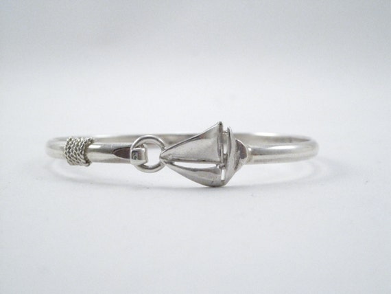 Cape Cod Sailboat Bracelet Silver by JewelcraftCapeCod on Etsy