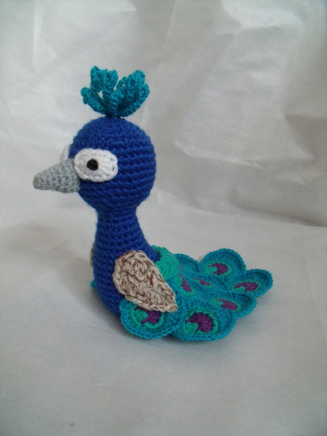 peacock stuffed toy