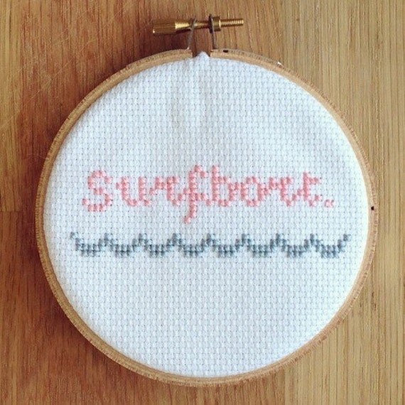 The Surfbort Cross Stitch