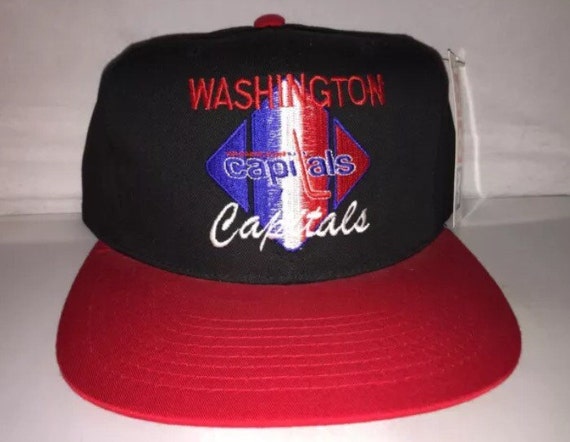 Vintage Washington Capitals Snapback hat cap rare 90s CCM NHL