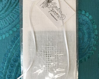 Keepsake handwoven cotton/linen baptismal towel