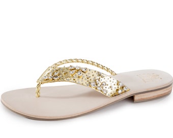 Beach Wedding Shoes Wedding Wedges Bling Shoes by SaviBridal