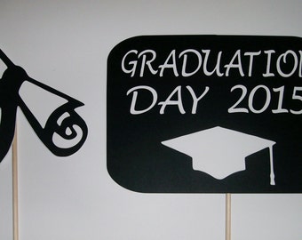 Graduation Photo Booth Props 2015 Diploma (2070D)