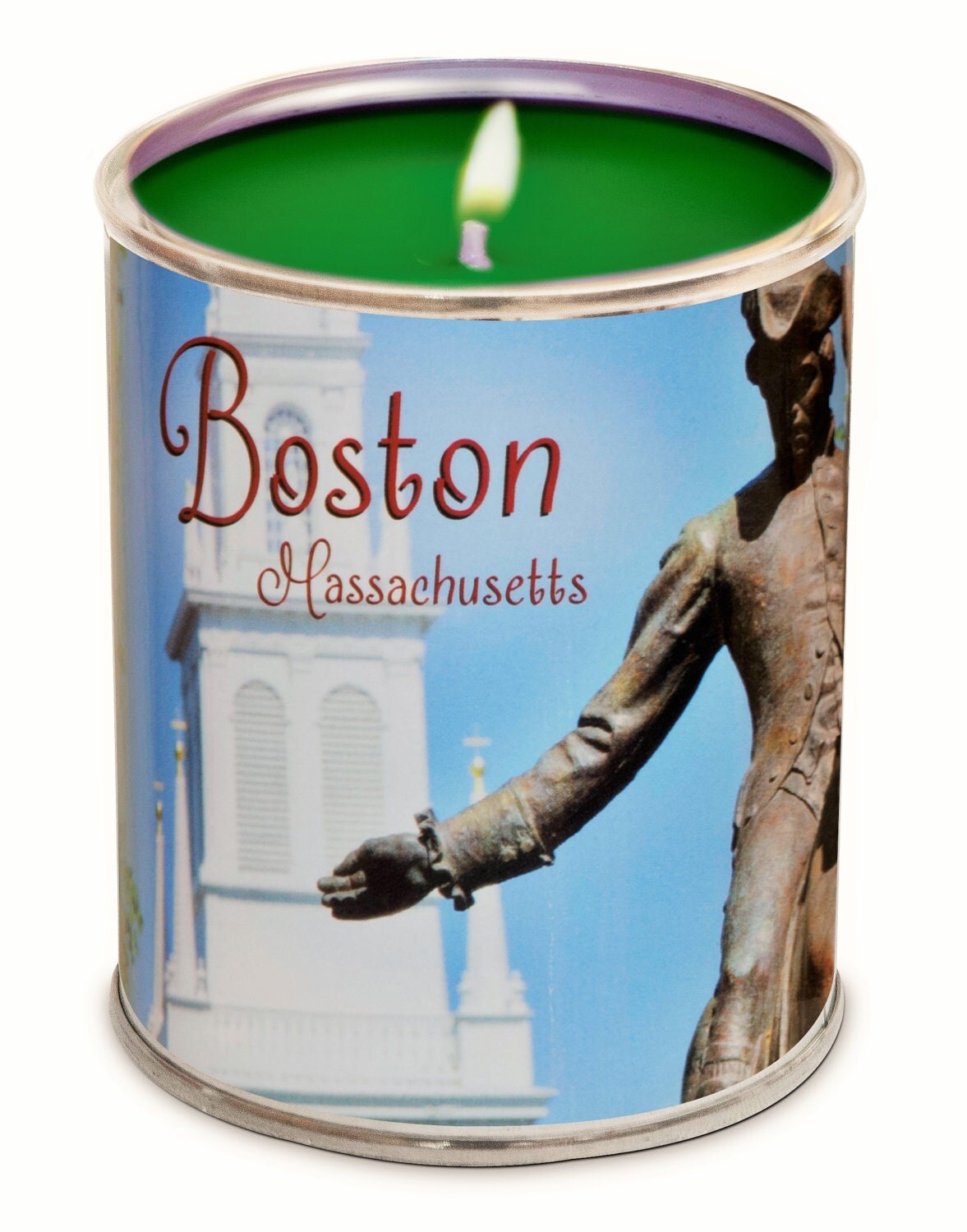 Boston Souvenir Candles 16 oz. Boston's Paul by CityScapesCandles