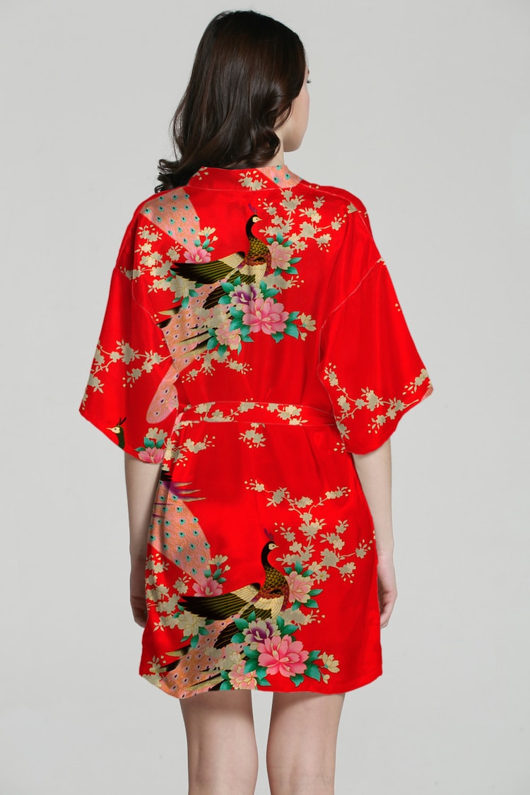 Satin1 Kimono Robe Satin Japanese Kimono Bathrobe By Milkrobe | Free ...