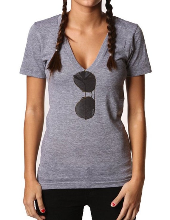 t shirt with sunglasses hanging