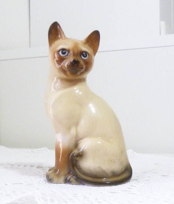 Vintage Cat Figurine Collectible Cat Figurine Vintage Home