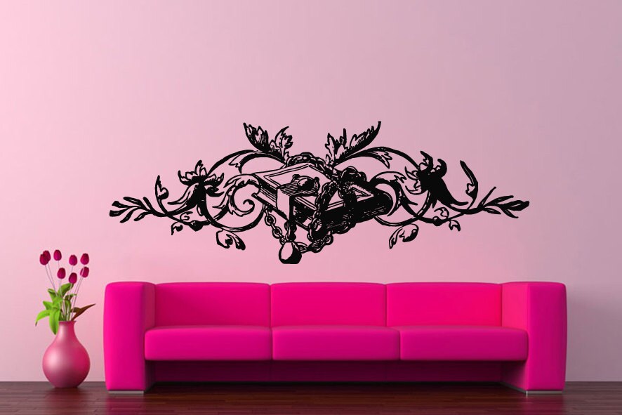 Wall Vinyl Sticker Decals Mural Room Design Pattern Book