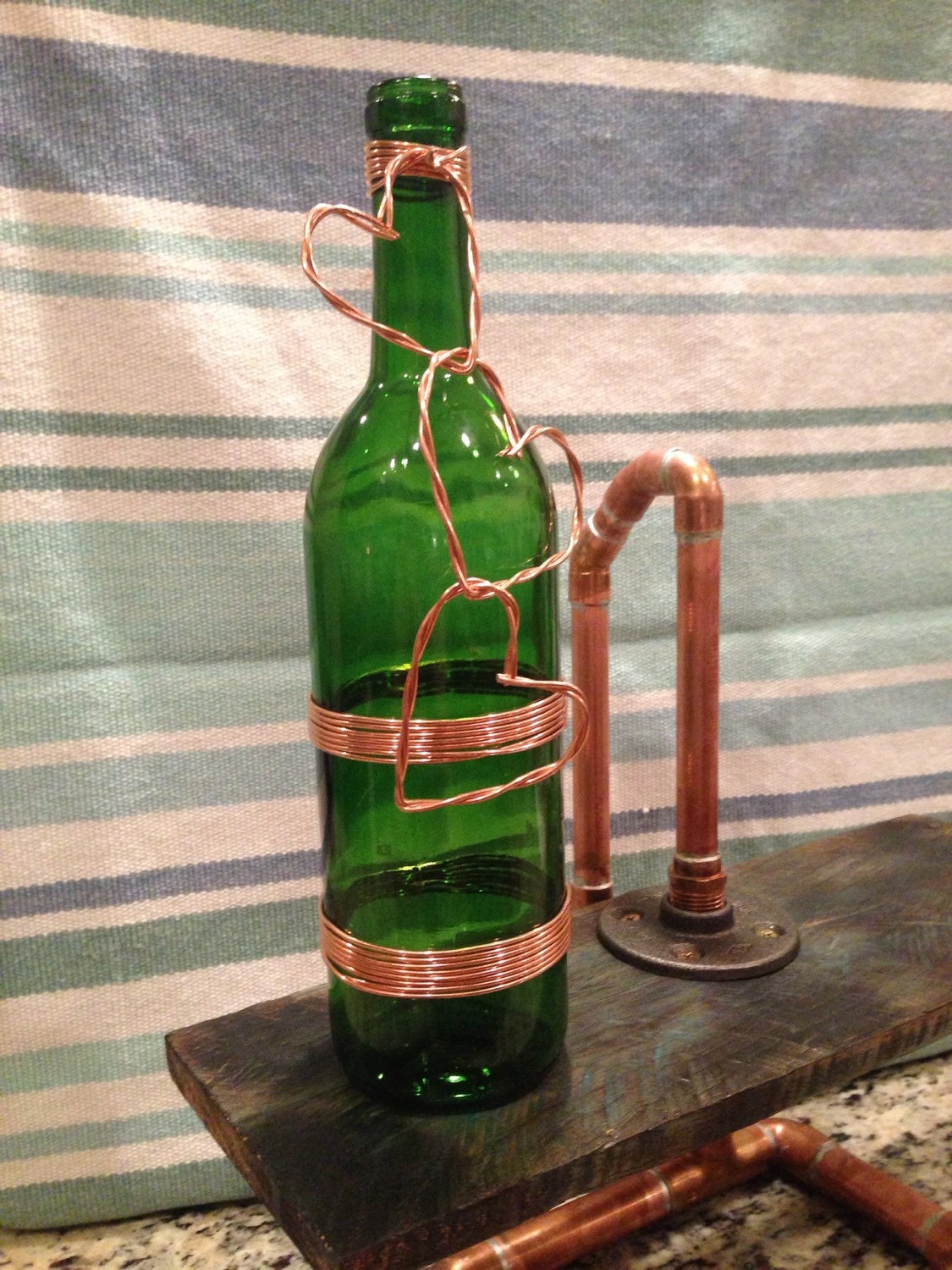 Pin on Hand made copper pipe items.