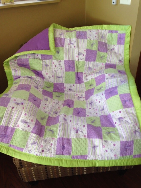 Crib size Baby quilt for Girl
