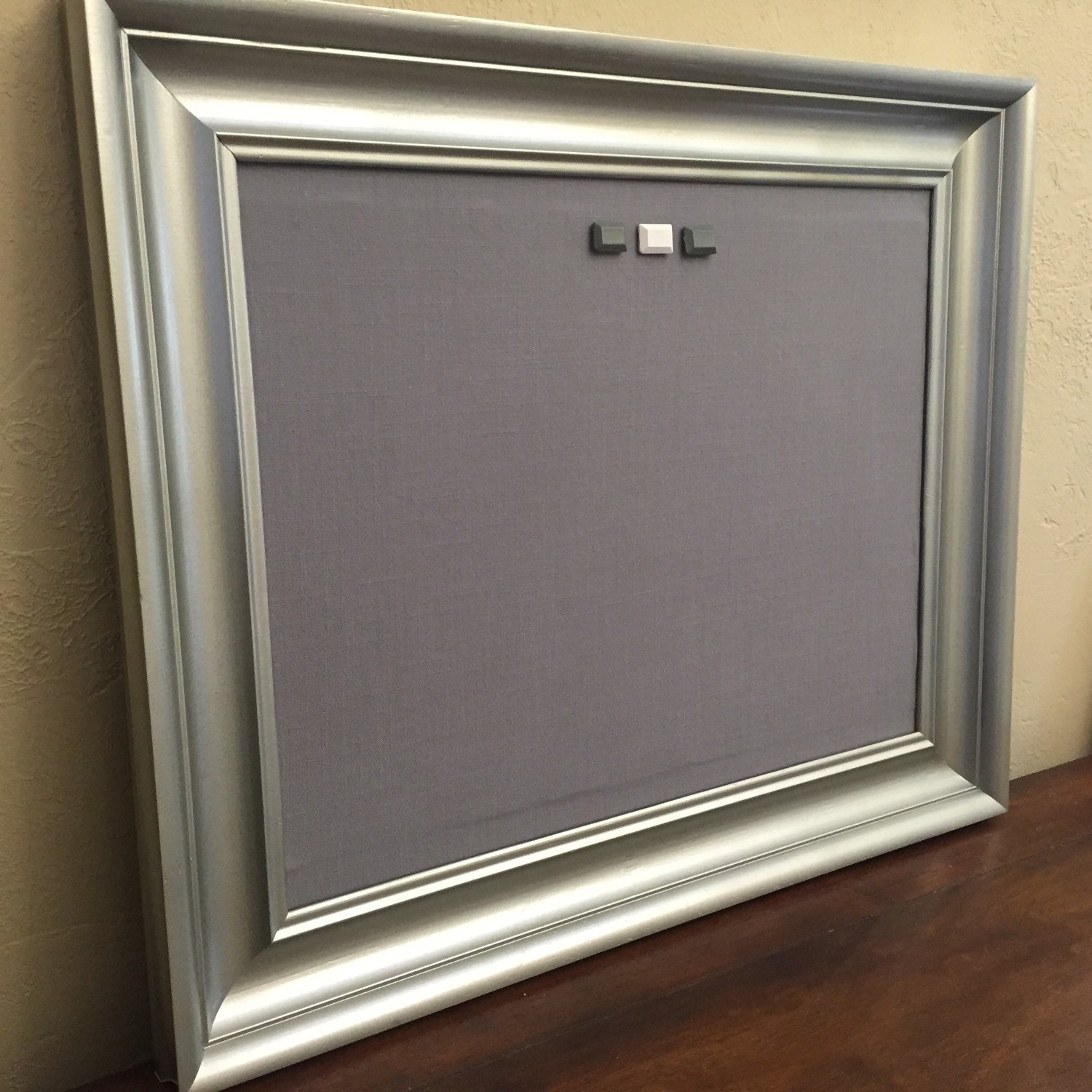 Message Board Fabric and Custom Frame by BelleVieArtDecor