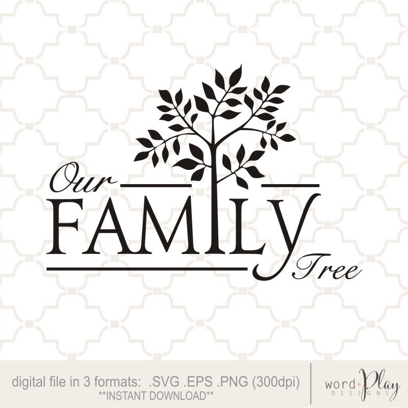 Download SVG Our Family Tree digital download Cricut design