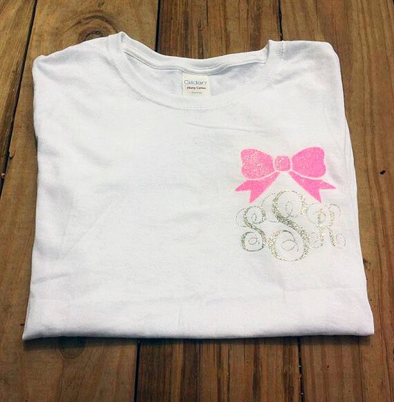 Glitter Monogram Shirt Monogram Shirt Glitter Shirt Party