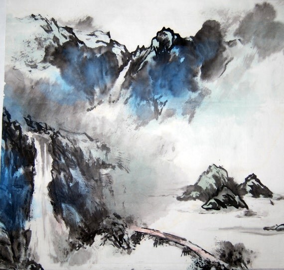 Items similar to Traditional Chinese Painting Chinese Brush Painting ...