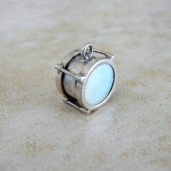 Marching Band Drum Snare Music Vintage Sterling by Charmcrazey