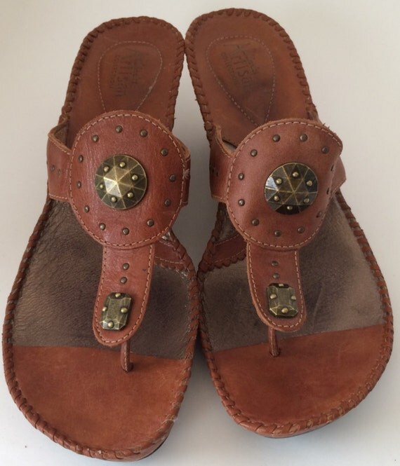 artisan leather sandals
