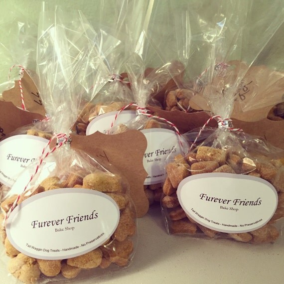 Items similar to Dog Treat Bags, Dog Treat Gift Bags, Goodie Bags for