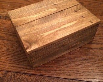 Rustic, reclaimed, trinket, treasure box