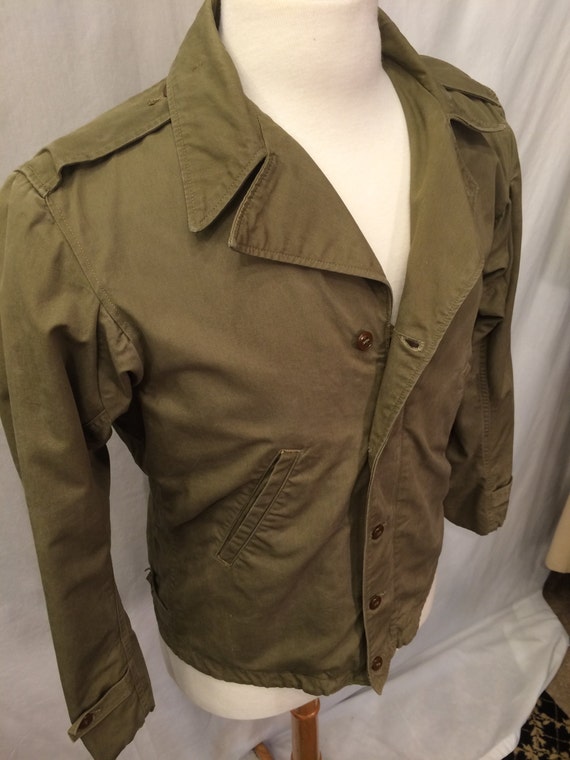 VINTAGE 1940s Jacket 1943 M1941 WWII US Army by RelicVintageSF