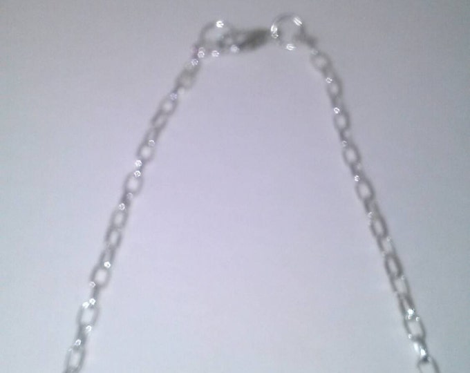 Black White Grey Cluster Braided Beaded Sliver Chain Necklace
