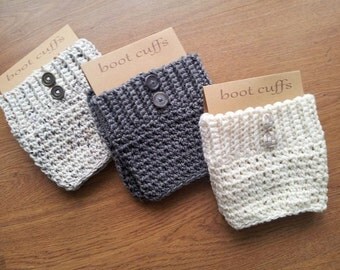 BOOT CUFF PLUSH PAI : Clothing, Shoes & Jewely