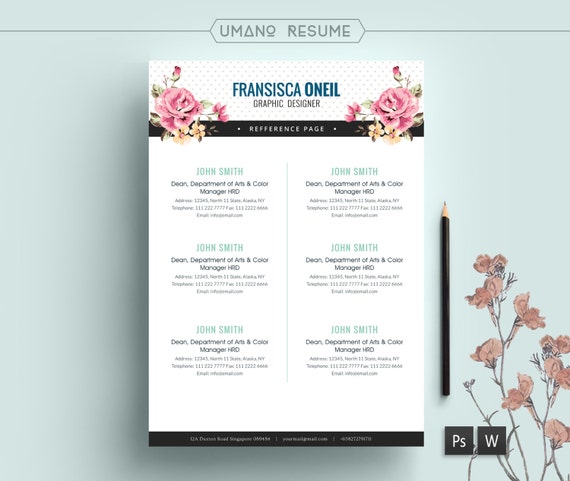 Vintage Resume Template Free Cover Letter For Word Psd