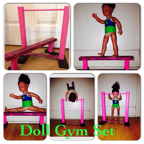 Wood Gymnastic Equipment For American Girl & Other by