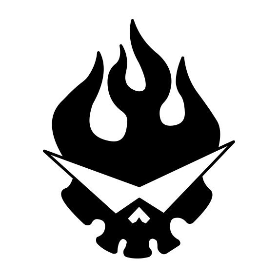 Gurren Lagann Skull Emblem Vinyl Decal