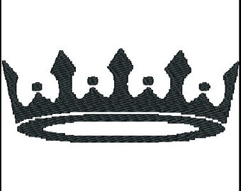 Crown Embroidery Design