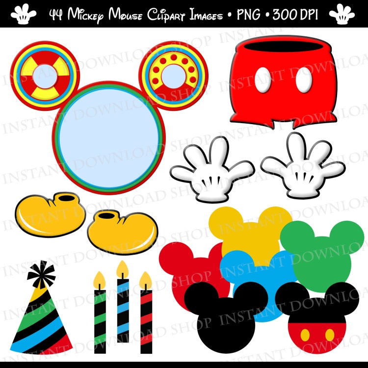 mickey mouse construction clipart - photo #18