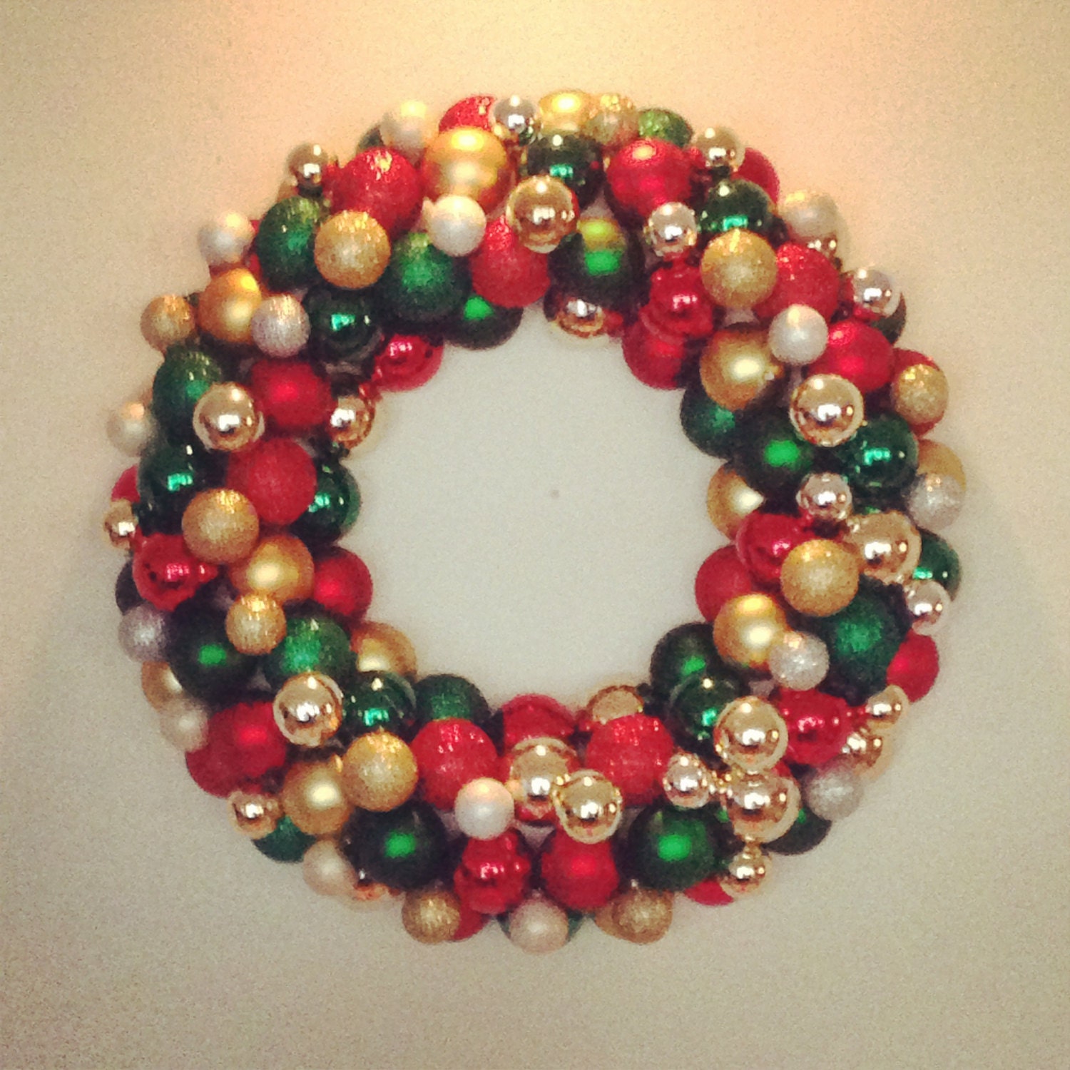 Ball Ornament Wreath by LuLusWreathBoutique on Etsy