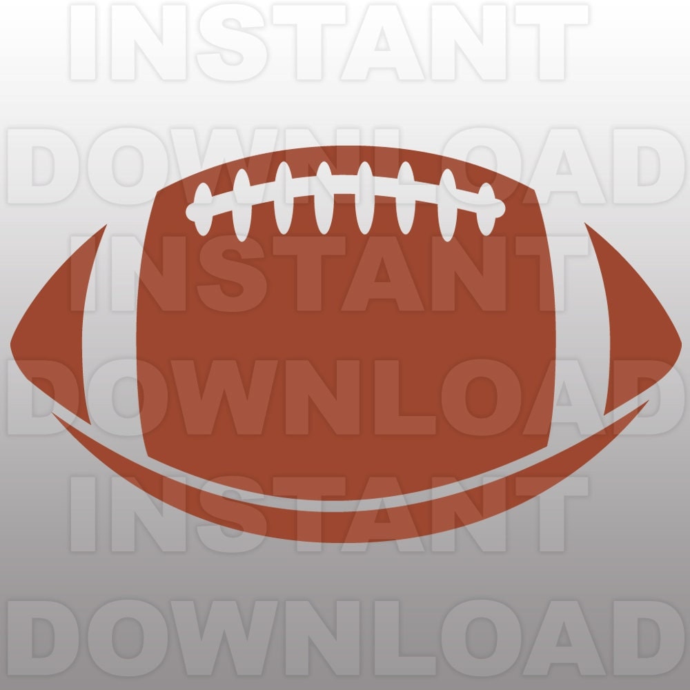Download Football SVG File Cutting Template Clip Art for Commercial